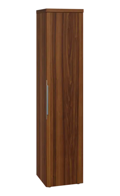 SIN 5 - 4D kancelářská skříň, 1-dveřová, pravá, 1820x400x400, ořech královský